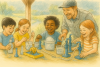 Kinder erforschen Wasser